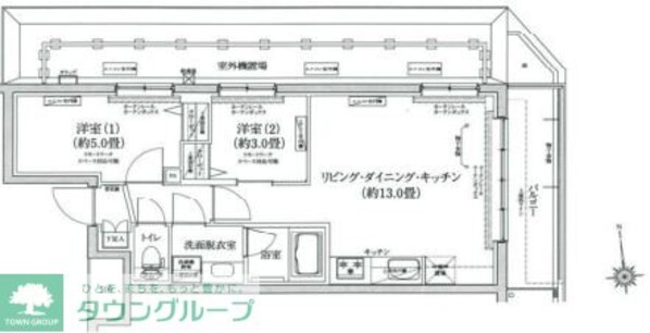 アイルグランデ中野ノースドゥーエの物件間取画像